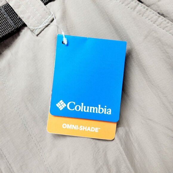 Columbia Fossil Silver Ridge Stretch Convertible Pants Shorts Men's NWT Brown - Picture 4 of 16
